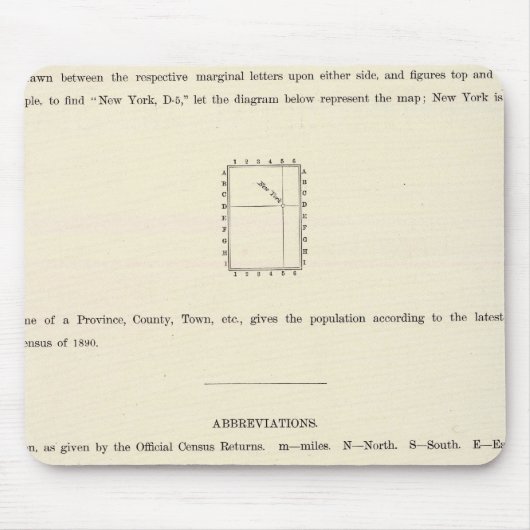 Verso Indexed Atlasのタイトルページ マウスパッド (正面)