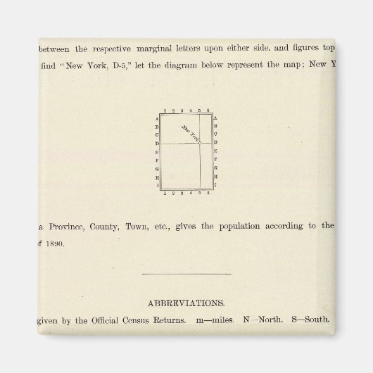 Verso Indexed Atlasのタイトルページ マグネット (正面)