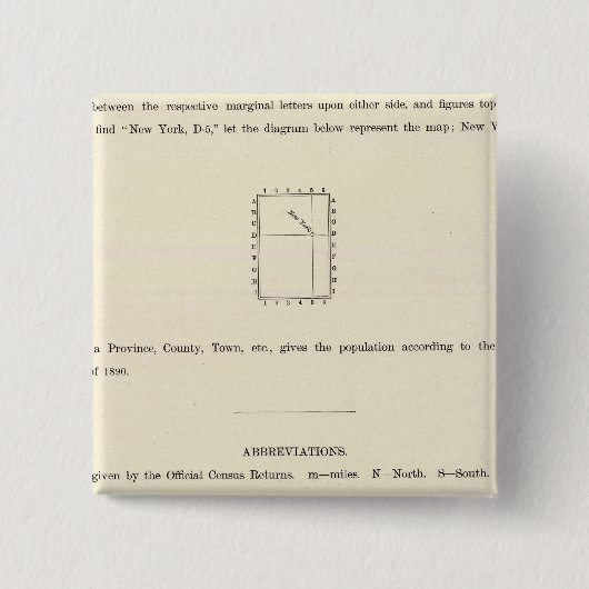 Verso Indexed Atlasのタイトルページ 缶バッジ (正面)