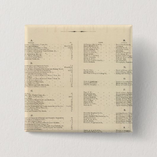 Verso Title Page Colton's American Atlas 缶バッジ (正面)