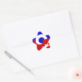 Versões da bandeira de Cuba 星シール (封筒)