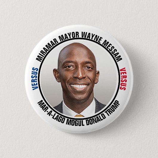 Versus 3月Lago Miramarの市長のムガール人 缶バッジ (正面)