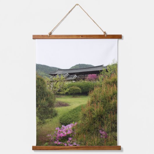 Vertica韓国の写真でデザイン 吊り下げ型タペストリー (正面)