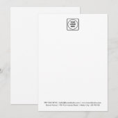 Vertical 5x7 Logo Branded Note Card ノートカード (正面/裏面)