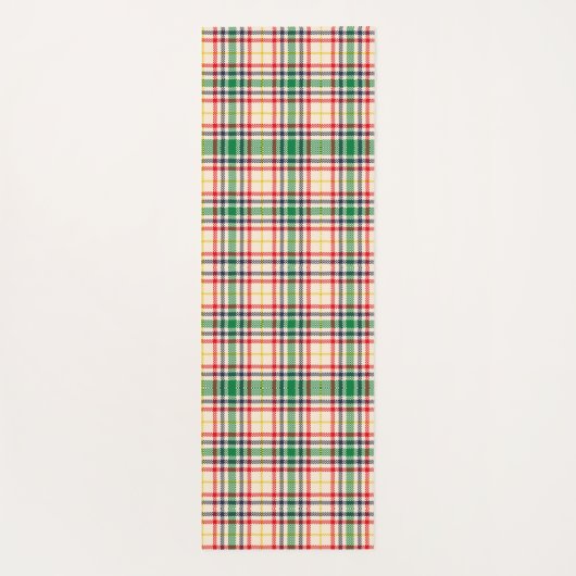 Vertical and horizontal plaid fabric samples  ヨガマット (裏面)