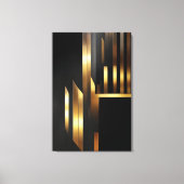 Vertical Art Deco Elegance キャンバスプリント (正面)