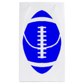 Vertical Blue Football抱き枕for Player / Coach スモールペーパーバッグ (裏面)