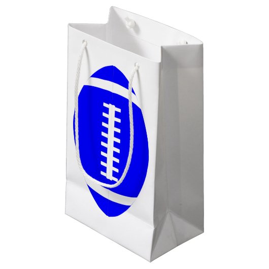 Vertical Blue Football抱き枕for Player / Coach スモールペーパーバッグ (正面アングル)