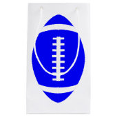 Vertical Blue Football抱き枕for Player / Coach スモールペーパーバッグ (正面)
