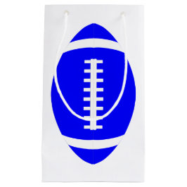 Vertical Blue Football抱き枕for Player / Coach スモールペーパーバッグ