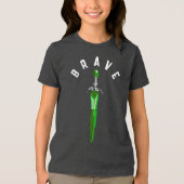 Vertical Brave Fantasy Sword Kids トライブレンドTシャツ (正面)