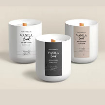Vertical Candleブランディングラベル