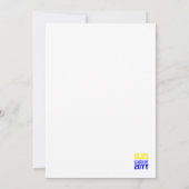 Vertical Class of 2024 Graduate Photo Keepsake サンキューカード (裏面)