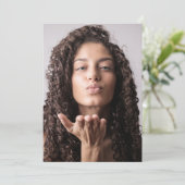 Vertical Class of 2024 Graduate Photo Keepsake サンキューカード (スタンド正面)