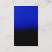 Vertical Clean Blue Black Manager名刺 名刺 (裏面)
