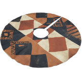 Vertical design with African elements ブラッシュドポリエステルツリースカート (アングル)