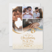 Vertical First Christmas 5 Photo Layout シーズンカード (正面)