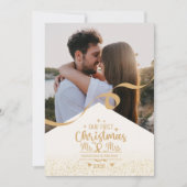 Vertical First Christmas Full Photo Layout シーズンカード (正面)