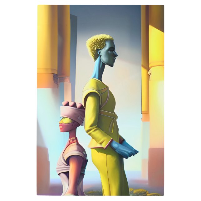 Vertical Limits Kenゲージデザイン メタルプリント (正面)