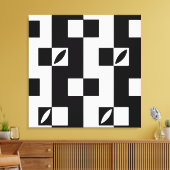 Vertical Modules | Modern キャンバスプリント (インサイチュ (リビング))