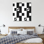 Vertical Modules | Modern キャンバスプリント (インサイチュ (寝室))