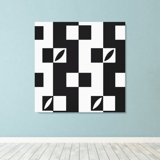 Vertical Modules | Modern キャンバスプリント (インサイチュ (ウッドフロア))