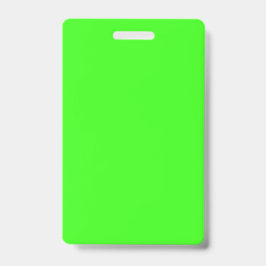 Vertical Neon Green Badge – Customizable バッジ
