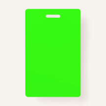 Vertical Neon Green Badge – Customizable