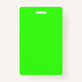 Vertical Neon Green Badge – Customizable バッジ