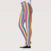 Vertical Pansexual Pride Flag レギンス (左)