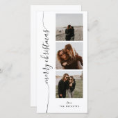 Vertical Script Photo Strip シーズンカード (正面/裏面)