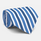 Vertical Stripes Tie, Blue ネクタイ (ロール)