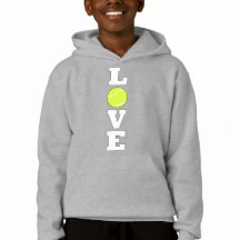 Vertical Tennis LOVEテニス選手またはコーチ少年