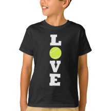 Vertical Tennis LOVEテニス選手またはコーチ少年