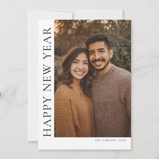 Vertical Type New Year Photo シーズンカード (正面)