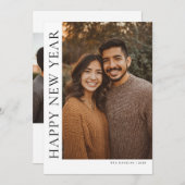 Vertical Type New Year Photo シーズンカード (正面/裏面)