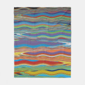 Verticleのカーペットの抽象芸術12の2018% pipe% SVPのイメージ フリースブランケット (正面)