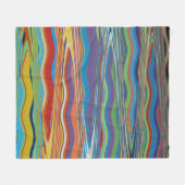 Verticleのカーペットの抽象芸術12の2018% pipe% SVPのイメージ フリースブランケット (正面(横))