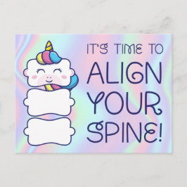 Verticorn™小児カイロプラクティックリコールポストカード ポストカード