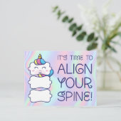 Verticorn™小児カイロプラクティックリコールポストカード ポストカード (スタンド正面)