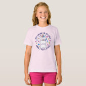 Verticorn™私の背骨はラインカイロプラクティックの子供 Tシャツ (正面フル)