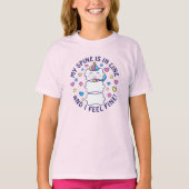 Verticorn™私の背骨はラインカイロプラクティックの子供 Tシャツ (正面)