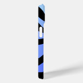 Vertigo – 黒と青 – パーソナライズされた Case-Mate iPhoneケース (裏面 / 右)