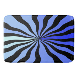 Vertigo A-Go-Go-In Black and Blue バスマット