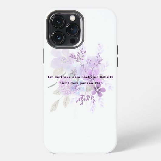 Vertrauen in den nächsten Schritt iPhoneケース (裏面)
