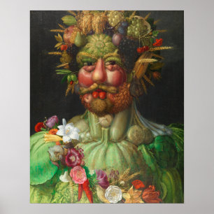 Vertumnus c.1591 by Giuseppe Arcimboldo ポスター