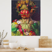 Vertumnus - Giuseppe Arcimboldo ポスター (キッチン)