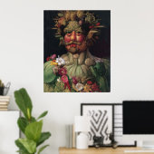 Vertumnus - Giuseppe Arcimboldo ポスター (ホームオフィス)