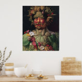 Vertumnus - Giuseppe Arcimboldo ポスター (キッチン)