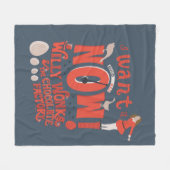 Veruca塩 – 今すぐ欲しい！ フリースブランケット (正面(横))